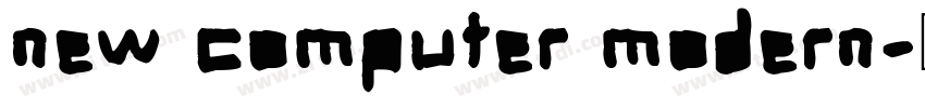 new computer modern字体转换